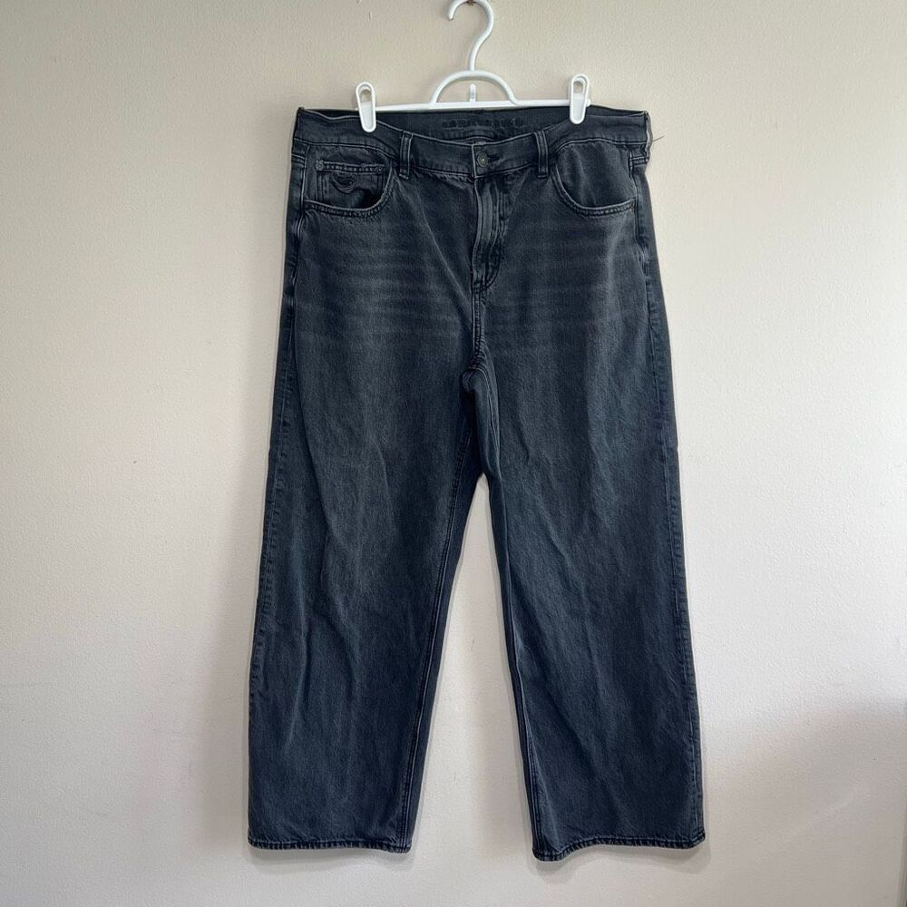 American Eagle Black Stovepipe Jeans 12 Women